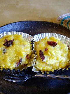 ドライクランベリーの入ったスイートポテト-レシピのメイン写真