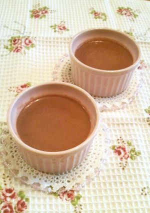 レンジで簡単♪なめらかチョコプリン-レシピのメイン写真