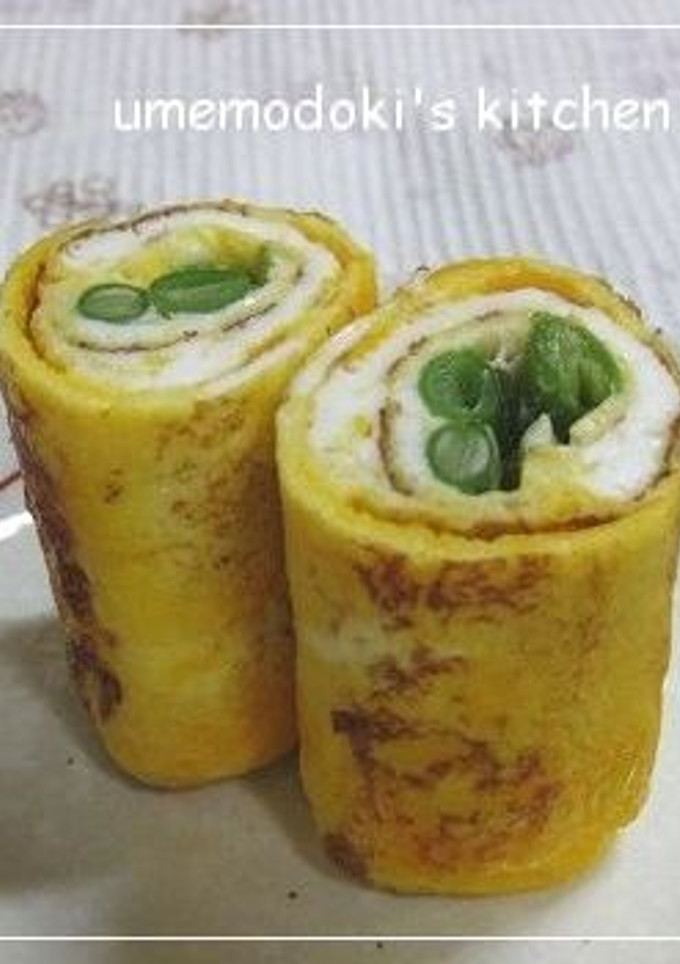 いんげん巻き卵焼き-レシピのメイン写真