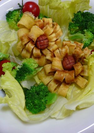 ＊お花＊みたいな玉子焼き-レシピのメイン写真