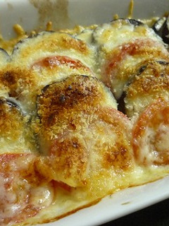 ナス&トマトの重ねチーズ焼き-レシピのメイン写真