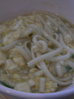 ふわふわ卵と豆腐のあんかけうどん-レシピのメイン写真