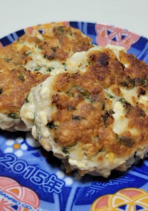 ヘルシー！はんぺん厚揚げ入りハンバーグ-レシピのメイン写真