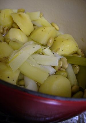 じゃがいもと青大豆のスープ煮-レシピのメイン写真