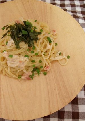 ブランチに♪　明太クリームスパゲティ-レシピのメイン写真