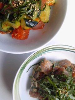 鮪の和え物(キムチとゴママヨ)-レシピのメイン写真