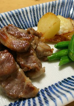昆布茶プラスの塩豚　お弁当のおかず-レシピのメイン写真