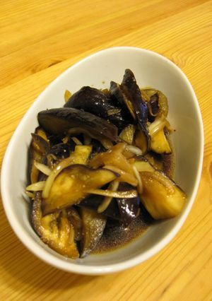 レンジ蒸しナスをゴマポンで和える！-レシピのメイン写真