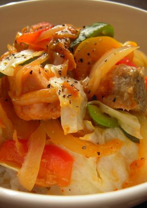 辛うま♪チャンチャン丼-レシピのメイン写真
