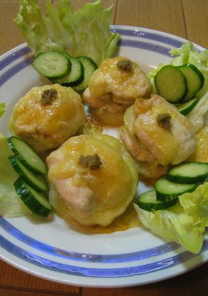 鶏肉とじゃが芋のチーズ柚子胡椒ミルフィユ-レシピのメイン写真