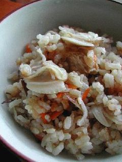 ハマグリの炊き込みご飯-レシピのメイン写真