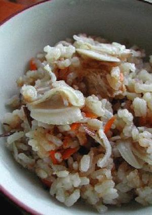 ハマグリの炊き込みご飯-レシピのメイン写真