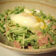 ビアソーとアボカドの水菜サラダ