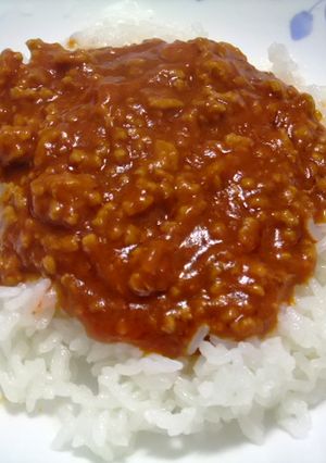 簡単☆包丁いらずのひき肉カレー-レシピのメイン写真