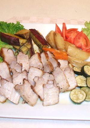 簡単・豚バラ肉のローストといろいろ野菜-レシピのメイン写真