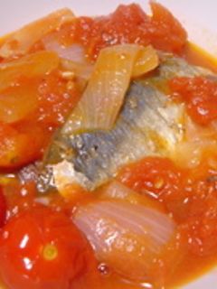 サバのトマト煮込み-レシピのメイン写真
