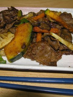 牛肉と南瓜のカレー炒め★冷蔵庫一掃作戦-レシピのメイン写真