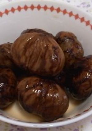 味が染みてる＊栗の渋皮煮-レシピのメイン写真