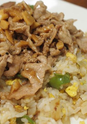 男のニンニク豚焼肉チャーハン-レシピのメイン写真