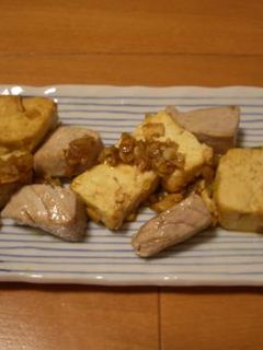 マグロと豆腐のゴロゴロステーキ-レシピのメイン写真