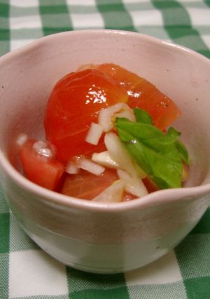 玉ねぎサクサク☆トマトのマリネ-レシピのメイン写真