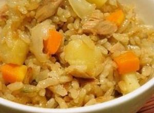 コク旨♡ツナじゃが玉葱炊き込みご飯-レシピのメイン写真