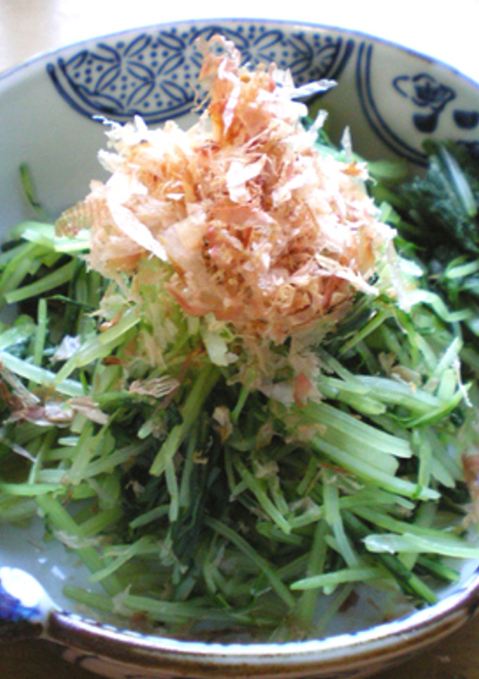 水菜のわさびしょうゆ和え-レシピのメイン写真
