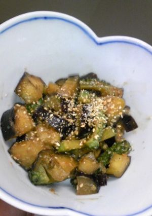 ◆ノンオイルなすとゴーヤの甘みそ炒め◆-レシピのメイン写真
