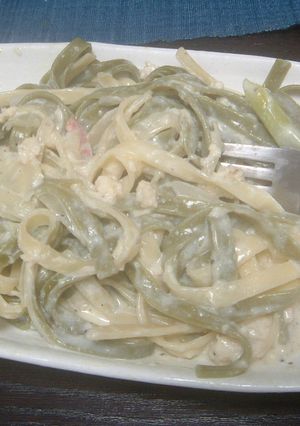 かに缶と豆乳のパスタ-レシピのメイン写真