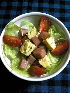 スパムでサラダ丼-レシピのメイン写真