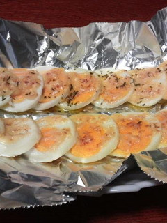 ゆで卵のマヨネーズ焼き-レシピのメイン写真
