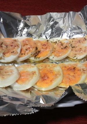ゆで卵のマヨネーズ焼き-レシピのメイン写真