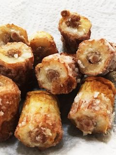 簡単★美味!ちくわ納豆揚げ-レシピのメイン写真