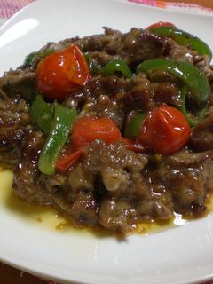 牛肉とトマトのオイマヨ甘酢炒め-レシピのメイン写真