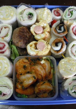 2009年　くるくる♪お弁当-レシピのメイン写真