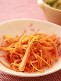 にんじん✿しそバター炒め-レシピのメイン写真