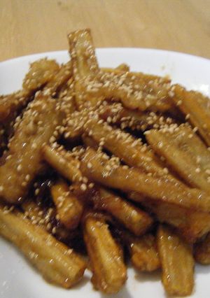 ごぼうのかりかり甘辛あげ-レシピのメイン写真