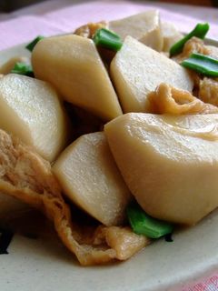 ホッとする♡里芋と油あげの煮物-レシピのメイン写真