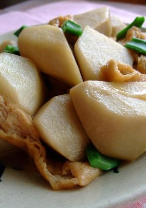 ホッとする♡里芋と油あげの煮物-レシピのメイン写真