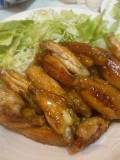 手羽中の甘辛焼き-レシピのメイン写真