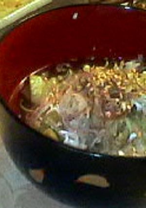 男子の胃袋を掴む焼き茄子のお茶漬け-レシピのメイン写真