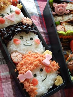 おにぎりちゃん弁当★旦那様のキャラ弁✿-レシピのメイン写真