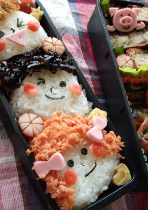 おにぎりちゃん弁当★旦那様のキャラ弁✿-レシピのメイン写真
