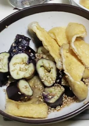 なすと油揚げのあえ物-レシピのメイン写真