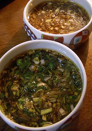 簡単! 万能薬味ダレ パクチーの香味だれ-レシピのメイン写真