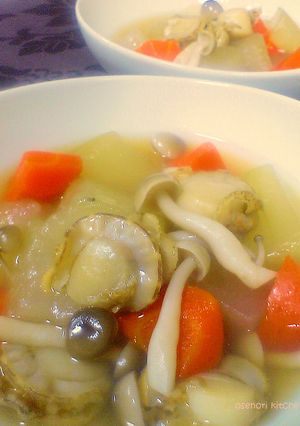 冬瓜とベビーほたての煮物-レシピのメイン写真