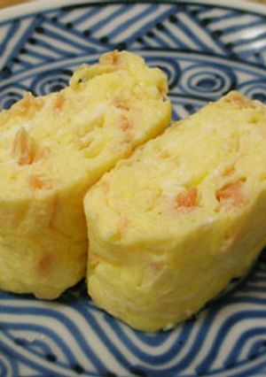 鮭バター卵焼き　お弁当のおかず-レシピのメイン写真
