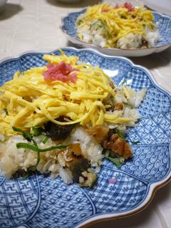 きざみ鰻と紫蘇の香り寿司-レシピのメイン写真