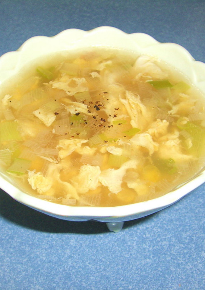 超簡単☆節約おいしいネギと卵の中華スープ-レシピのメイン写真