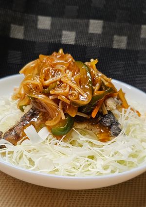 川魚の節約とろ〜りピリ辛中華あん-レシピのメイン写真